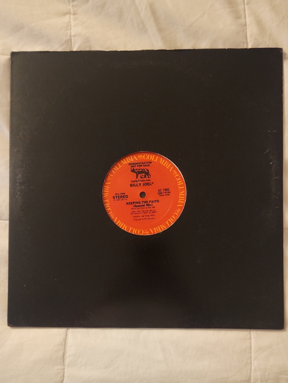 Billy Joel: Keeping The Faith 12" Vinyl Maxi Single - HIDDEN STASH Best Copy!!!
